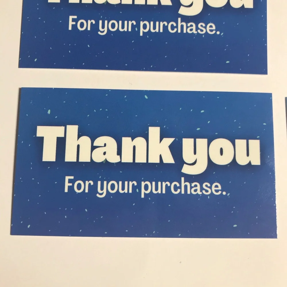 30 thank you for your purchase cards